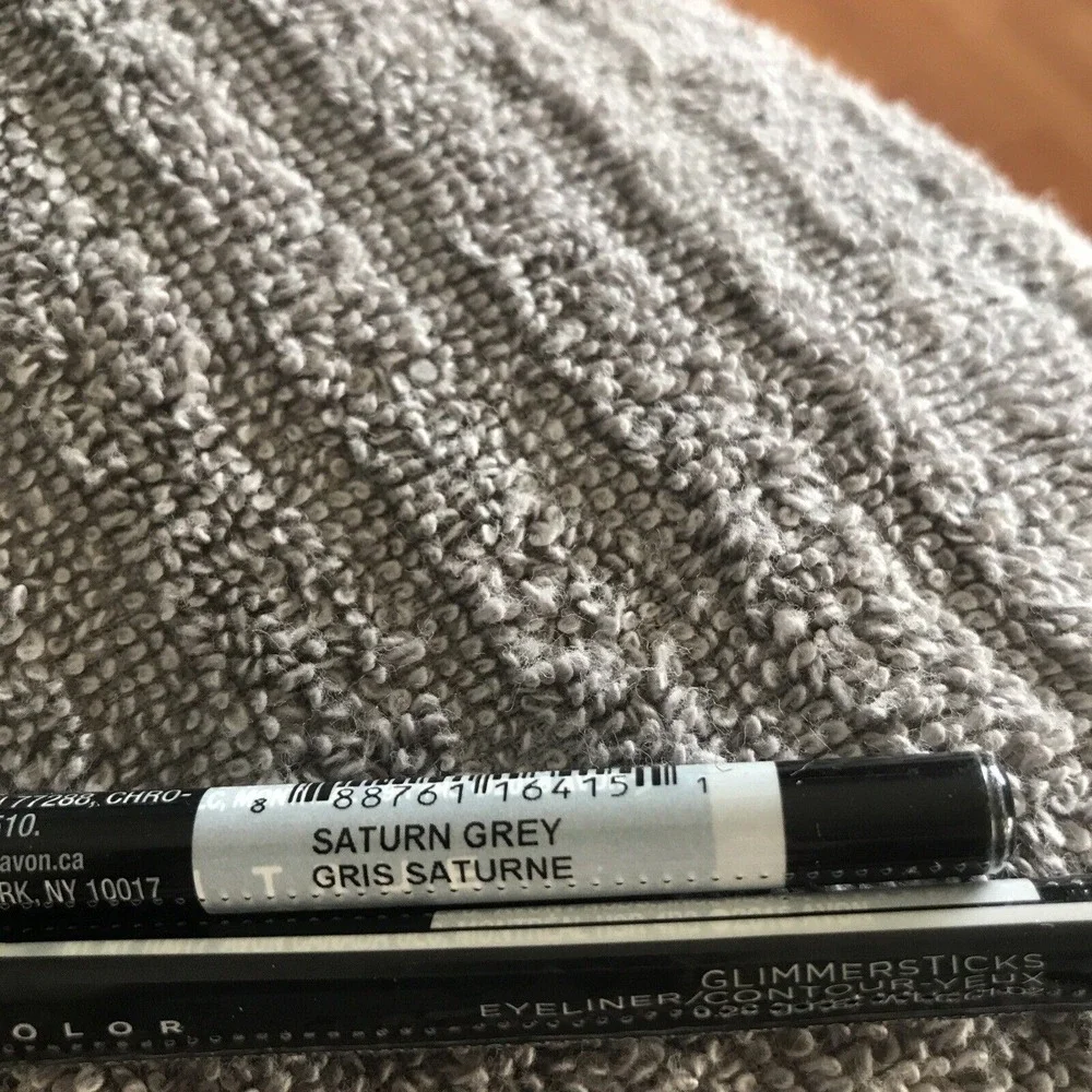 AVON TRUE COLOR GLIMMERSTICKS EYE LINER SATURN GREY (LOT OF 2) SEALED